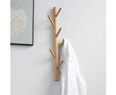 WYQSZ Porte Manteau- Porte-Manteau - Cintre en Bois Massif Porte-Manteau Tenture Murale Mur Salon décoration Crochet B & B décoration Branche créative Porte-Manteau