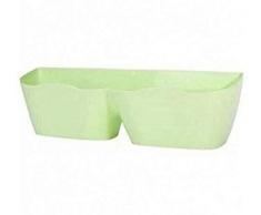 Support de Rangement Range-chaussures mural avec ruban en mousse, paquet de 4 (vert)