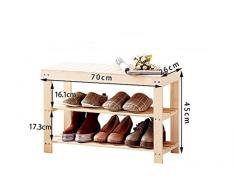 Étagère murale d'éolienne industrielle Étagère à chaussures en bois massif pin multicouche chaussure banc stockage racks Étagères murales ( taille : 70cm )