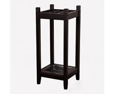 WHYDIANPU Porte parapluie Porte-parapluie en bois massif porte-parapluie domestique porte-porte créatif hall de stockage porte-parapluie public porte-parapluie