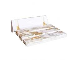 ROSSLBF Non-Slip pliant Siège de douche, bain mural Chaise Siège Changement Pliable Banc de chaussures Enregistrer Espace for Old Man enceinte