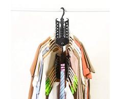 Cloverly Cintre Rack Vêtements Économiseur D'espace Pliant Cintre Multifonctionnel Magique Rack De Vêtements pour Vêtements Placard Organisateur