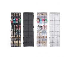 Sac de rangement, Mml 24 Poche à chaussures Space Organiseur à suspendre à une porte de support mural pour armoire de stockage de sac noir