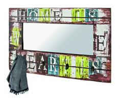 Haku Möbel 89992 Porte-manteau mural, 10 x 80 x 52 cm, vintage