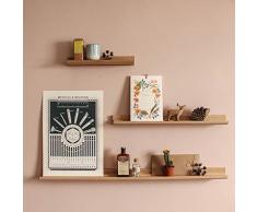 Porte-manteau de la marque fabriqué en Angleterre en chêne massif étagère photo Ledge, petit