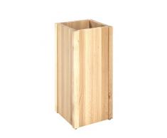 Haku Moebel porte parapluies, Bois Massif, hêtre vaporisé, 20 x 20 x 45