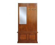Vestiaire d'entrée classique en bois