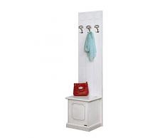 Vestiaire laqué largeur 50 cm pour l'entrée