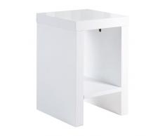 Phönix 178802WE mainau sellette avec rangement blanc 40 cm