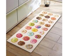 XIN Tapis de Cuisine Long antidérapant imperméable et huileux Résistant aux Flammes Semelles âne, 80 * 45cm+120 * 45cm
