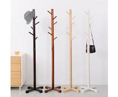 generic Parquet massif support plancher bois manteau porte-manteau traverser la fin du porte-manteau arbre de circulaire Rod,Miel