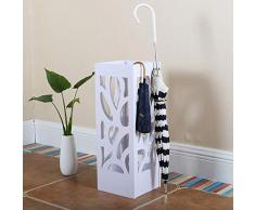 GFF Porte-Parapluie, Bois, Blanc, carré 20 * 19 * 45 cm (Couleur: n ° 2)