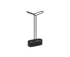 UMBRA Holdit. Porte-Parapluie en métal Holdit. Coloris noir. Dimension 15.2x8.3x41.9cm