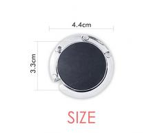 DIYthinker activité Poisson Frais océan guéridon Crochet Sac Pliant Bureau Hanger Porte Pliable 4,4 x 4,4 cm (Largeur x Hauteur) Une Fois plié Multicolore