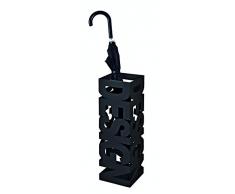 Haku 26525 Porte-parapluie en Métal Laqué Noir 16 x 16 x 48 cm