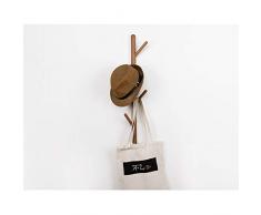 Arbre Branche Porte-Manteau en Bois Crochet Moderne Unique Heavy Duty Mudroom Salle de Bains Vestibule for Manteau Chapeau Robes de Serviettes (Color : B)