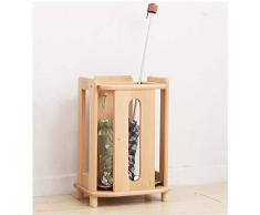 YUHT Porte-parapluies, Porte-parapluies étagère à parapluies ménagers en Bois Massif étagère de Rangement de Parapluie de simplicité Moderne hôtel étagère de Parapluie créative