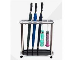 Porte-parapluie Support Support de Rangement for Parapluie en métal, Seau for Parapluie, 12 Trous Seau à Parapluie