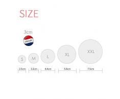 DIYthinker Hot walk Belle femme guéridon Pins Badge Bouton Vêtements Décoration de cadeau Multicolore M