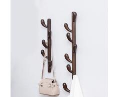 Porte Manteaux Mural Porte-Manteau De Conception De Branche D'arbre Créatif Avec Crochet En Forme De Feuille,Portemanteaux Muraux En Chêne Crochets À Serviette Crochet Décoratif Pour Mur