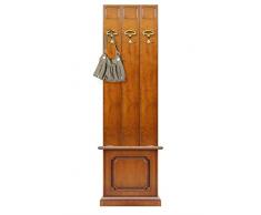 Vestiaire d'entrée largeur 50 cm avec coffre