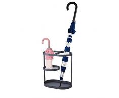 Porte-Parapluie en Métal Stockage 26x17x29cm, Noir