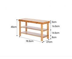 Étagère murale d'éolienne industrielle Nan Zhu chaussure banc, porter chaussure banc stockage de bois tabouret tabouret chaussure rangement armoire Européenne canapé banc chaussure banc sculpture stand 60 * 27 * 45 cm Étagères