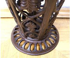 PORTE-paRAPLUIE rOND rETRO schirmkorb pied en fonte style ancien marron