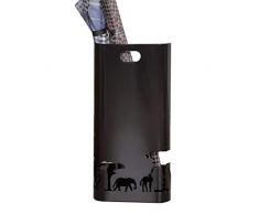 TAO Support de Parapluie en métal Seau de Rangement pour Hall dentrée de Couloir dentrée de Couloir Simple dentrée 3.3x9.1x18.1in (Couleur : Noir)