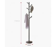 Jsmhh Porte-Manteau en Fer forgé Chambre Arbre Branches 175cm Cintre Simple Pendaison Verticale vêtements Rack Noir et Blanc en Option (Color : White)