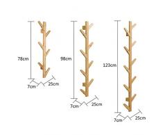 ZWH Porte-manteau Bambou Branche Style Moderne Minimaliste Cintre Fixé Au Mur Et De Plancher (Size : 10 hooks)