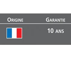 Unilux 100340769 Porte-Manteau 8x10 cm Gris Métallisé