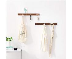 ZXCV portemanteau Mural Porte-Manteau au Style Vintage, Vestiaire, avec Banc à Chaussures, Crochet pour Porte-Manteau, Mural étagère de Rangement, entrée, Couloir