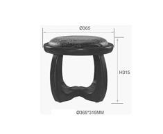 Chushlf Étagère Organisateur Bacs Diviseurs D'étagère pour Placards Rangement Rack Boîte De Rangement Mode Petit Tabouret en Bois Massif Rond Tabouret De Table De Thé Tabouret d'enfant Canapé Taboure
