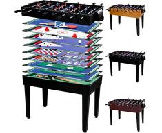 Maxstore Table de Jeu multigame Mega 15 en 1, Contient Tous Les Accessoires Dont Vous Avez Besoin