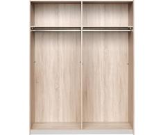 CS Schmalmöbel 75.900.051/42 Armoire à portes coulissantes Bois Chêne 61 x 120 x 193 cm