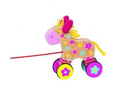 Goki - 2041430 - Jouet À Tirer - Cheval Clahra - Susibelle Kollektion