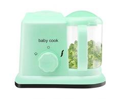 Mixeur Multifonction Réchauffeur daliments pour bébés Réchauffeur daliments pour bébés 5in1 - Stérilisateur à la vapeur pour bébé à vapeur pour mélanger, décongeler, désinfecter et chauffer un robot