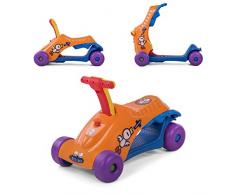 Baby Vivo Scooter Trotteur Pour Bébé Porteur 2en1 Marchettes Enfant Voiture Enfants Multifonctionnel - Orange