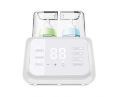 Owlpow Chauffe-biberon, Stérilisateur à la Vapeur, Chauffe-Aliments avec Fonction dIsolation et Affichage LCD de la Température en Temps Réel