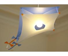R&M Coudert Lampe de Plafond Suspension Chambre Enfant Cerf-Volant Bleu