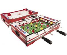 Carromco Table Multi-Jeux 2 en 1 Flip XM, 06002, Red/White