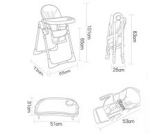 Xiao Jian- Chaise Haute pour bébé - Chaise Pliante multifonctionnelle pour Chaise Haute et Table de Jeu pour chaises Chaise de bébé