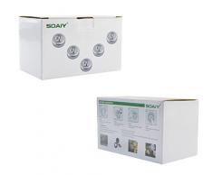 SOAIY®lot de 5 LED lampe alimenté par piles/batteries,lampe touche, puissante et pratique parfait dans penderie, placard, étagère, entrée ou partout ce que vous voulez installer,et aussi pratique pour les enfants allumer la lampe dans la nuit
