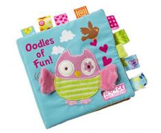 TOYMYTOY Livre Tissu Bébé Eveil Souple Jouet Educatif Bebe Apprendre Animale Hibou Peluche Broderie