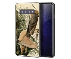 Berkin Arts John James Audubon pour Samsung Galaxy S10 Plus/Cas de téléphone Portable dart/Giclée UV Impression sur cellulaire Couverture(Grande marotte)