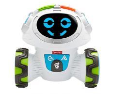 Fisher-Price Mouvi le Robot Interactif, Jouet Enfant Sons et Lumières, Jeux, pour des Apprentissages Préscolaires, 3 ans et Plus, FKC34