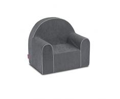Midi Fauteuil enfant enfants Baby Fauteuil Fauteuil canapé chaise Chaise pour enfant mousse écologique (Gris)