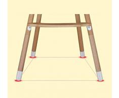 Rehausseur portatif pour bébé, chaise de salle à manger multifonctions en bois massif pour bébé, chaise de salle à manger réglable en hauteur, pour enfants de 6 mois à 3 ans
