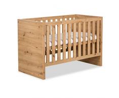 LIT BÉBÉ CAMELIA 60x120 CHÊNE